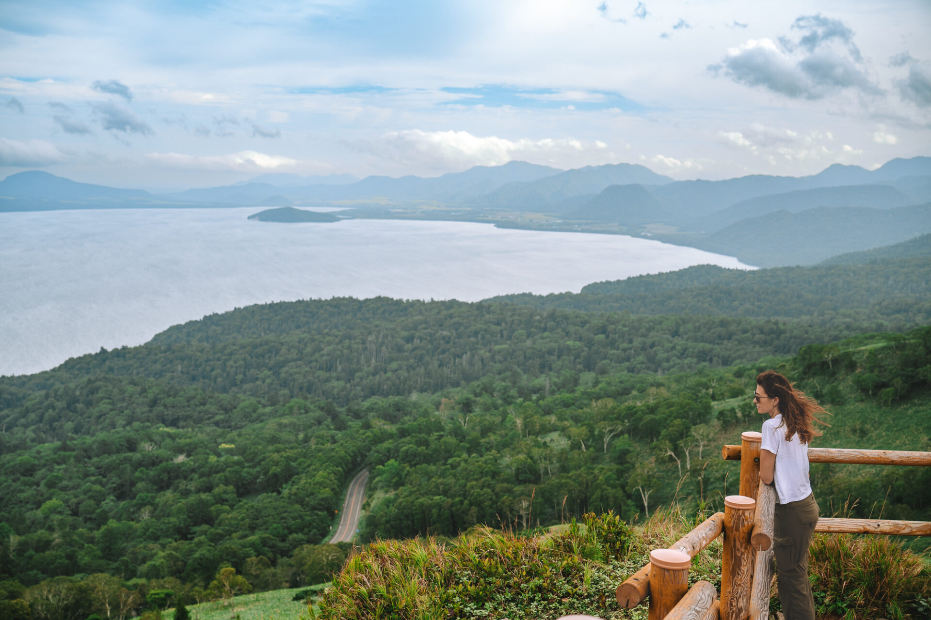 Lake Kussharo, Bihoro Pass, Hokkaido, Japan