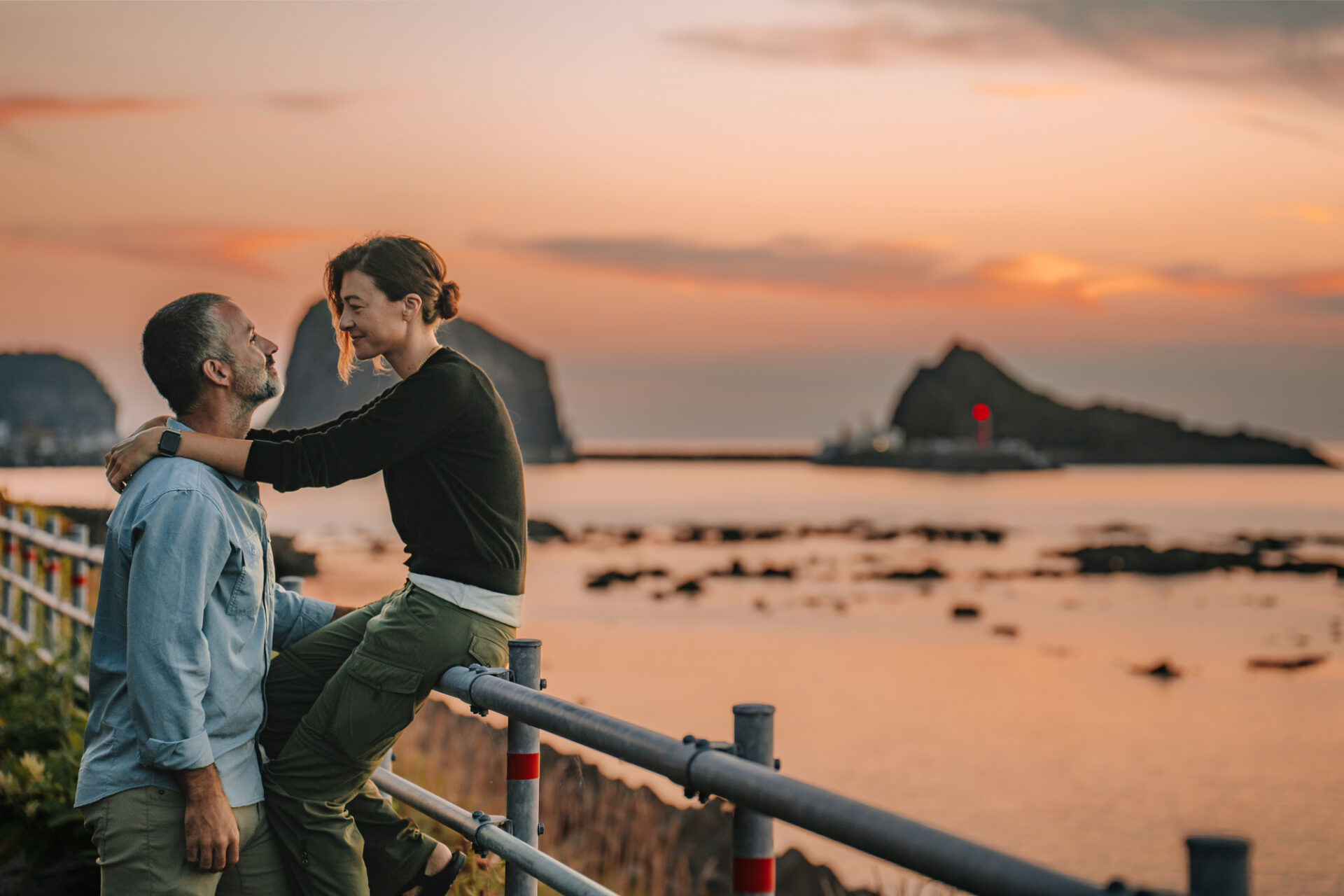 Stunning sunset on Shiretoko Peninsula