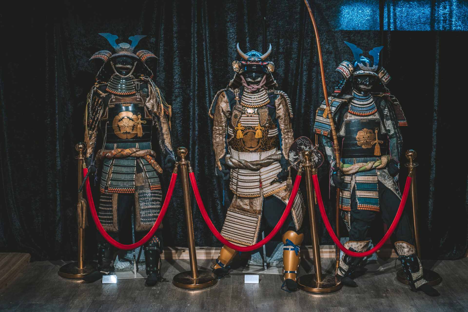 Uniform replicas at the Samurai Display