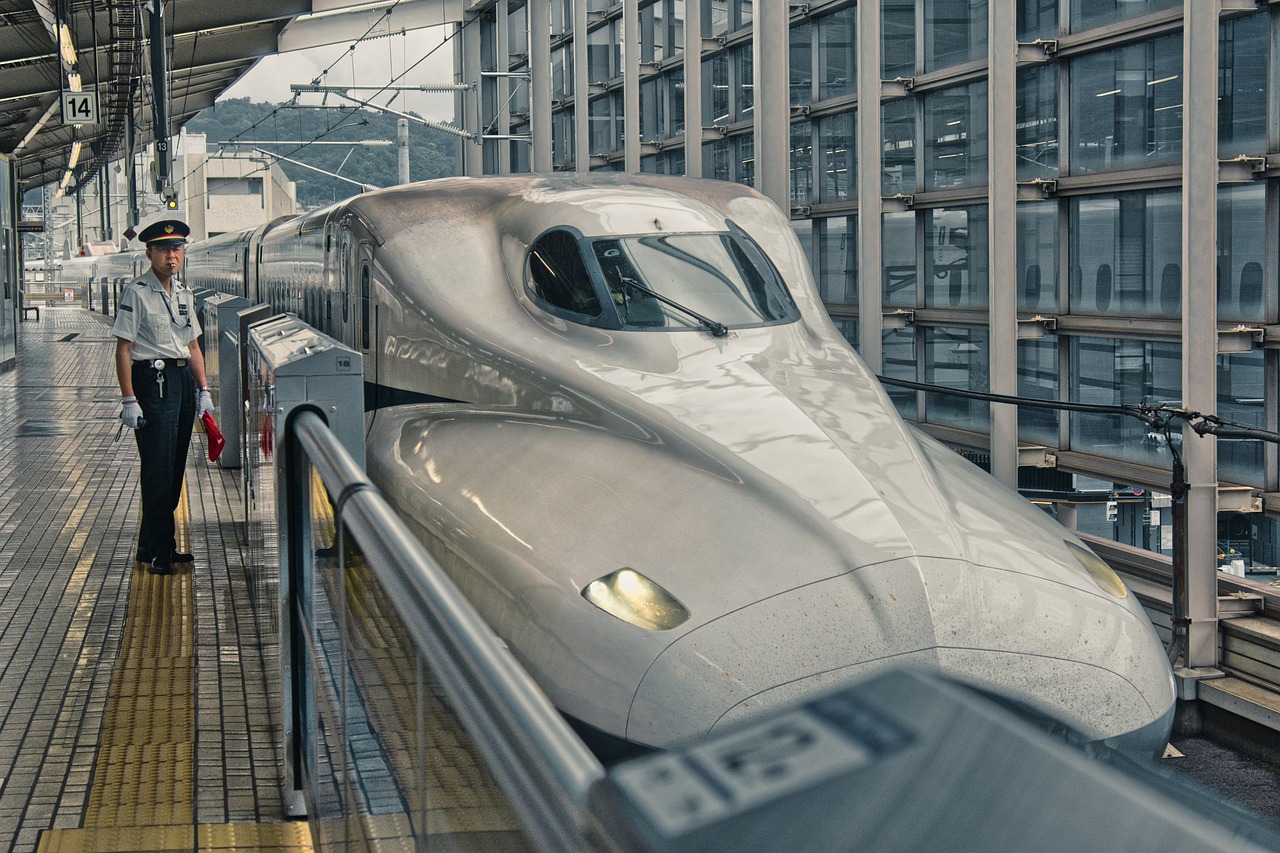 Japanese "Bullet Train" or "Shinkansen".