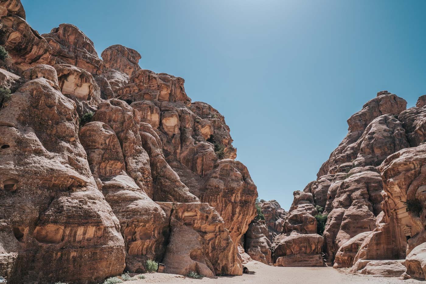 Jordan Tour: Entrance to Little Petra, Jordan