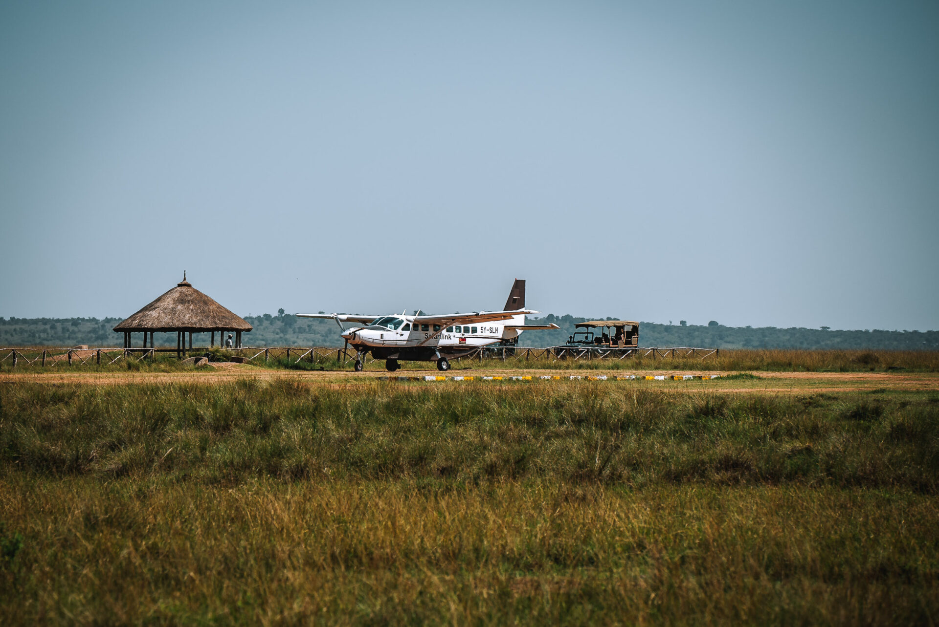 Kenya Loisaba Conservancy airport plane Cessna 07348