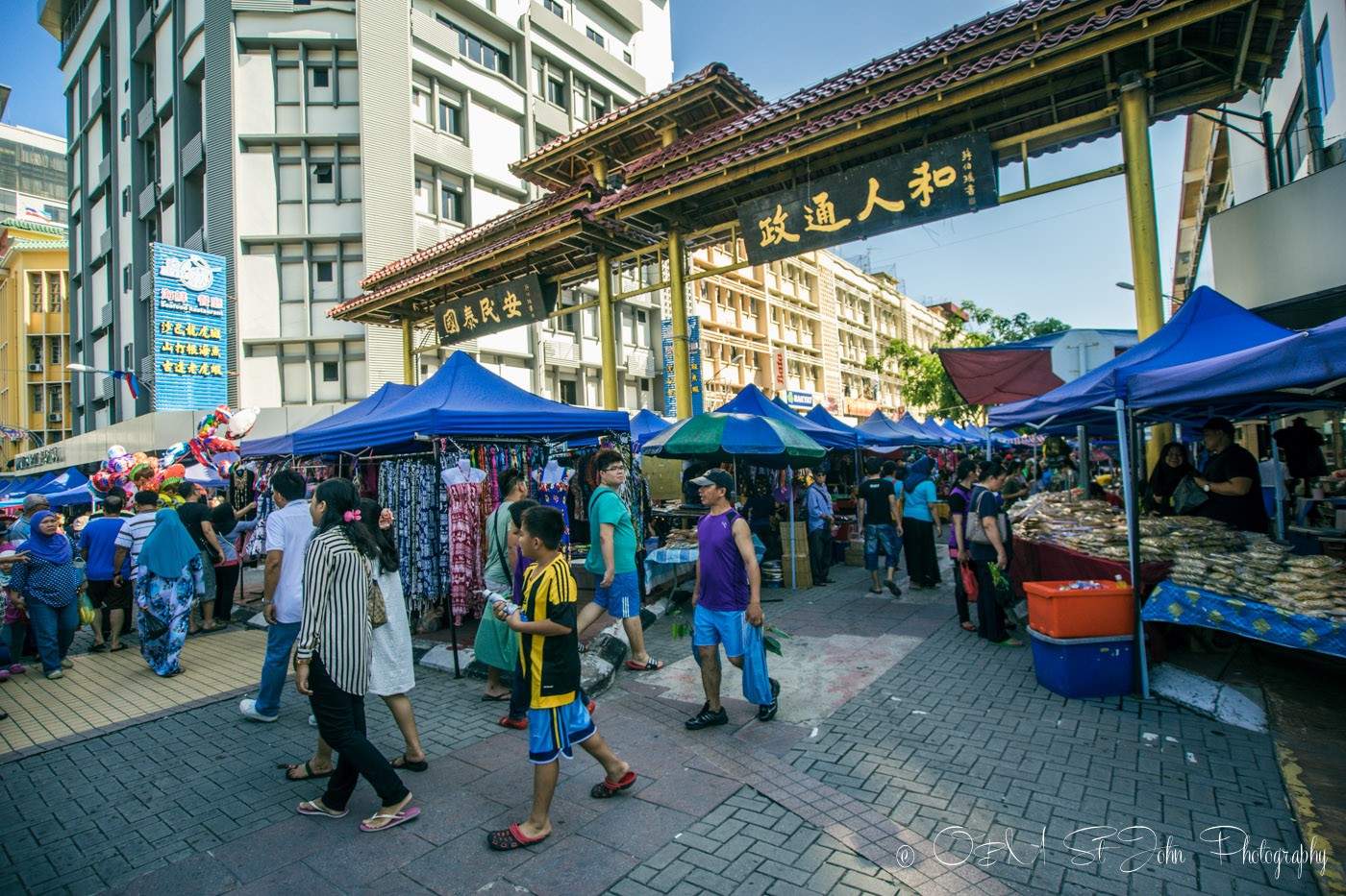 Gaya Street Sunday Market, Kota Kinabalu. Sabah. Malaysia