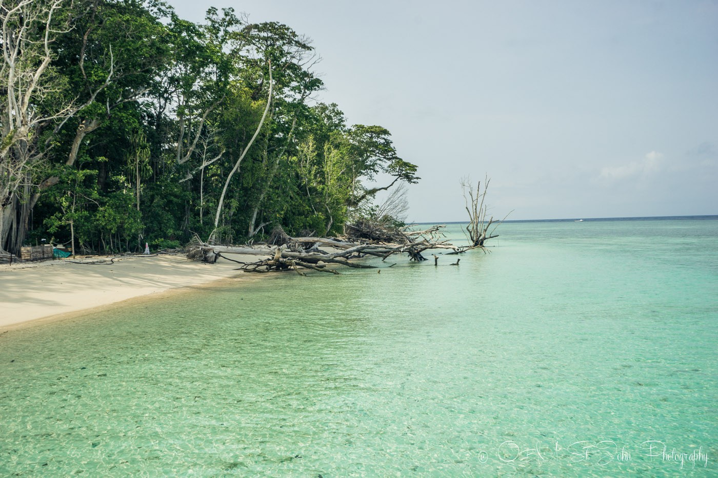 Crystal clear waters around Sipadan Island. Sabah. Malaysian Borneo