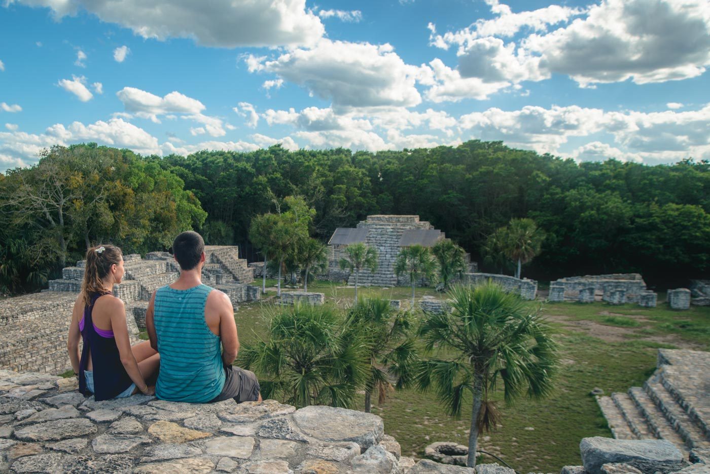 Mayan ruins, Progreso, Yucatan, Mexico