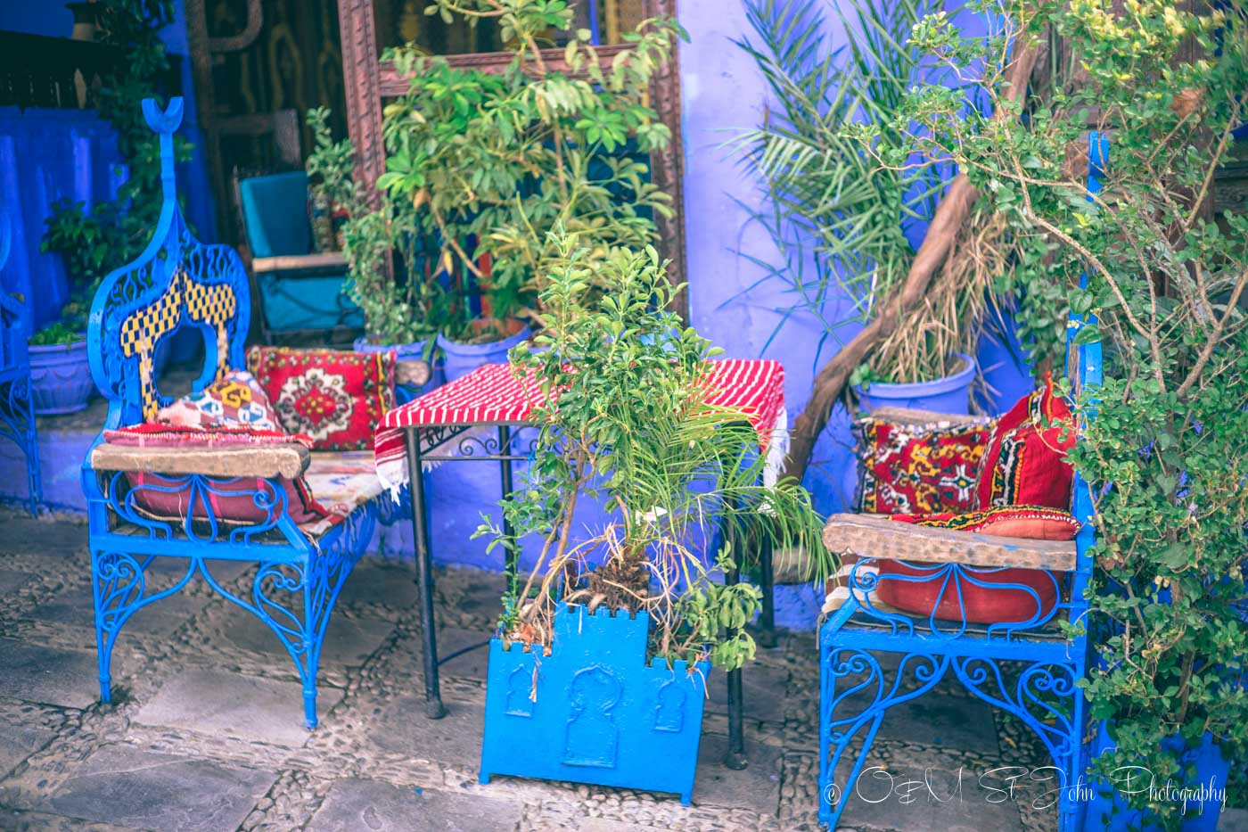 Everything in this town is blue, Chefchaouen, Morocco