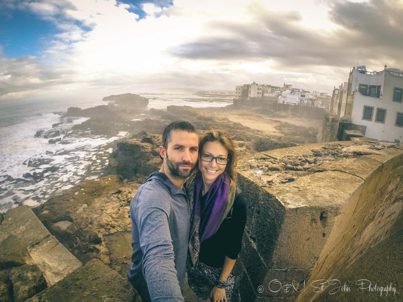 Max & Oksana in Essaouira, Morocco