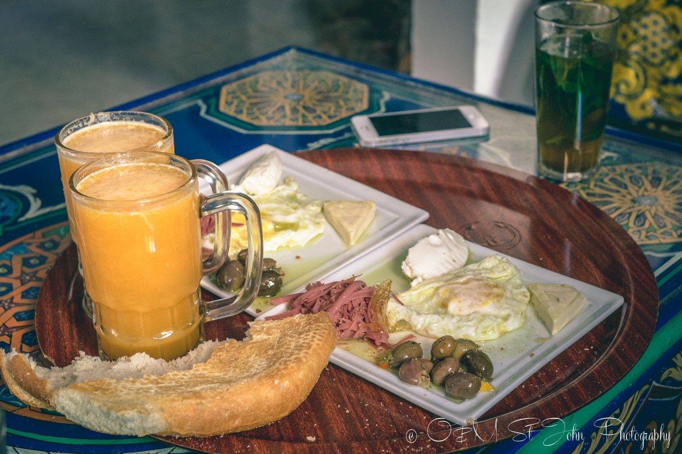 Moroccan food: breakfast