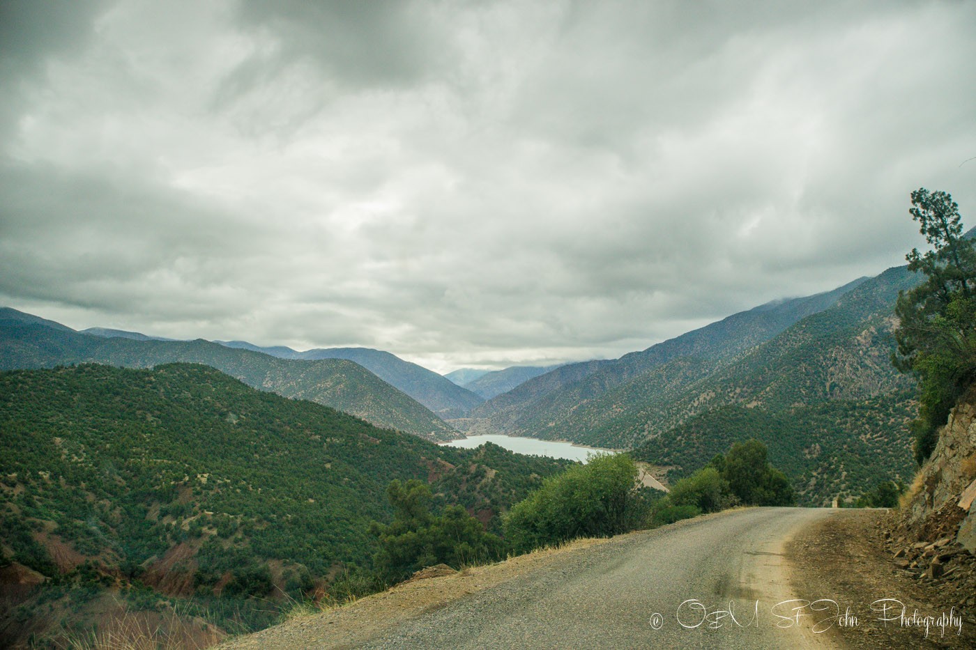 Rolling hills of the High Atlas mountains, Morocco