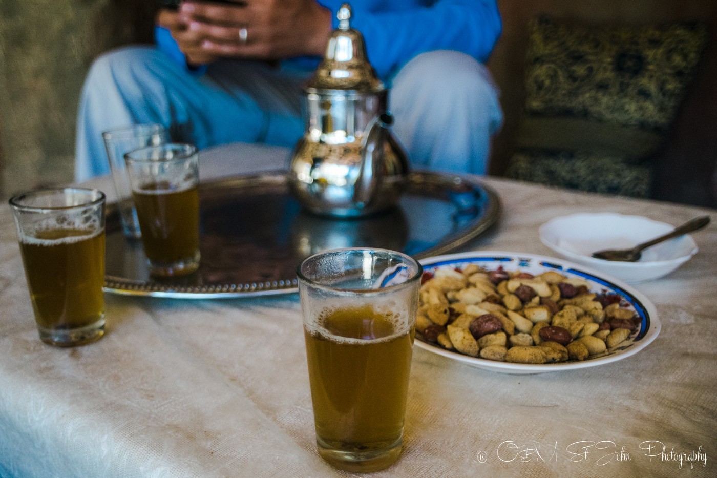 Moroccan welcome tea. Morocco