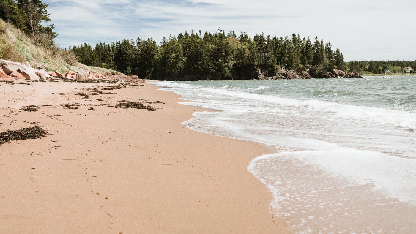 new river beach, beaches in new brunswick