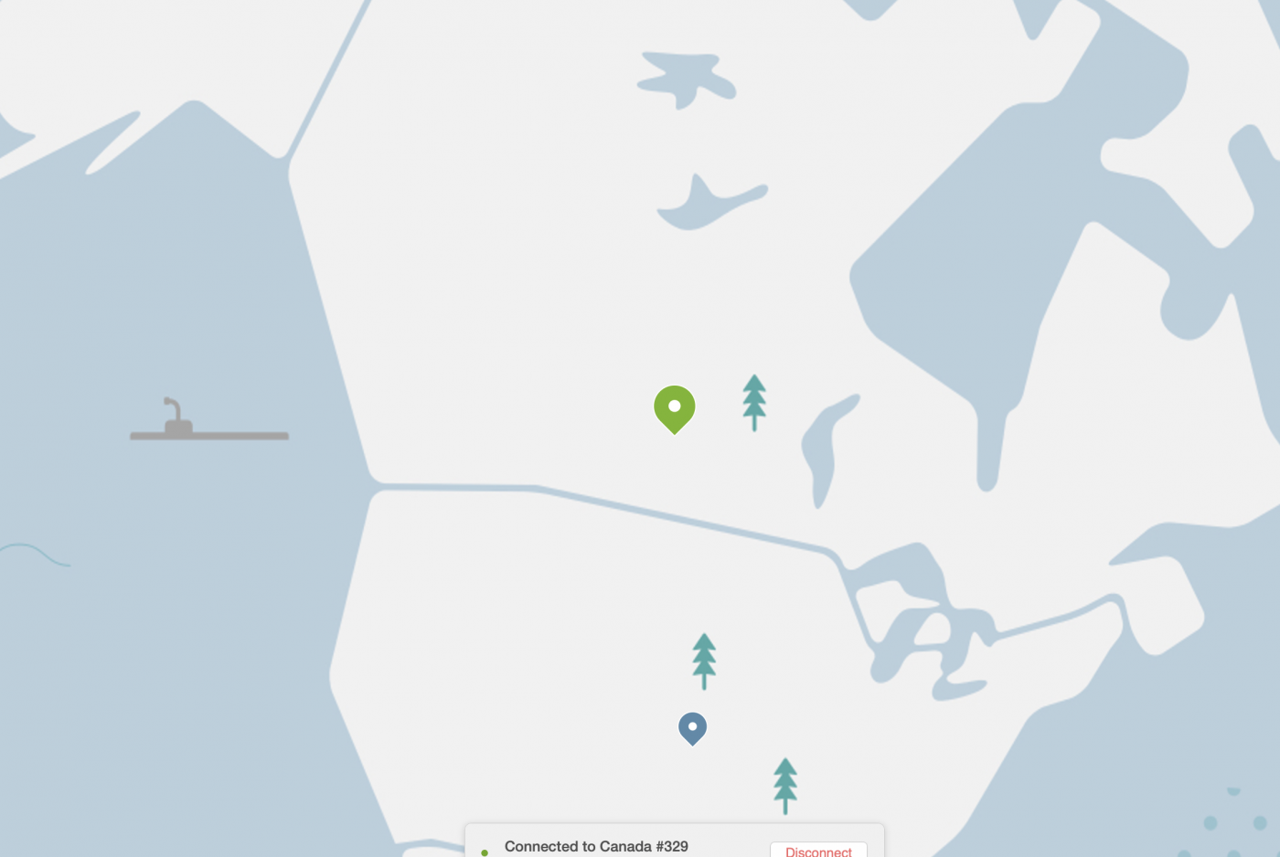 Connecting to Canada with NordVPN