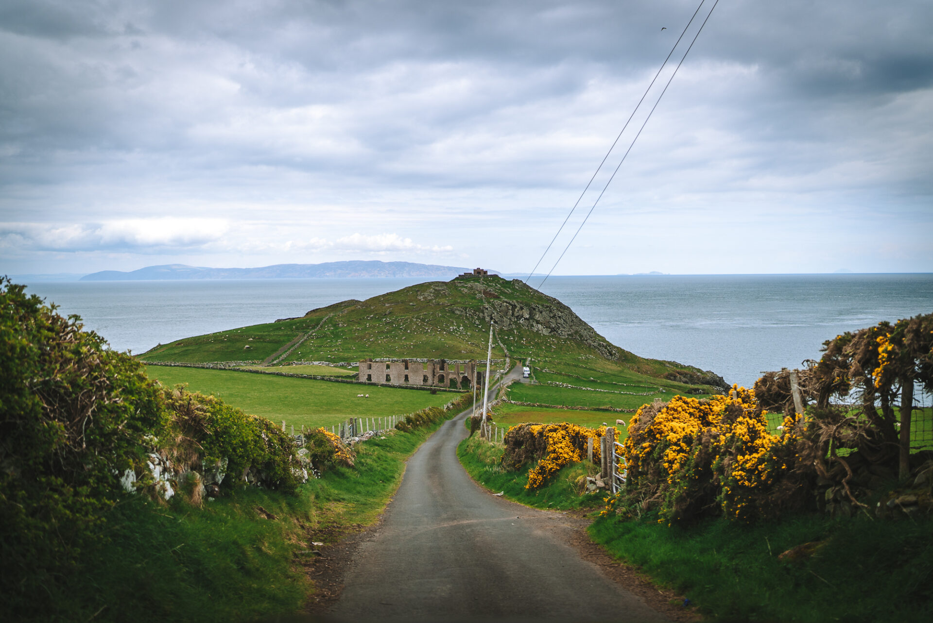 Along the Torr Head road, 10 day Ireland road trip