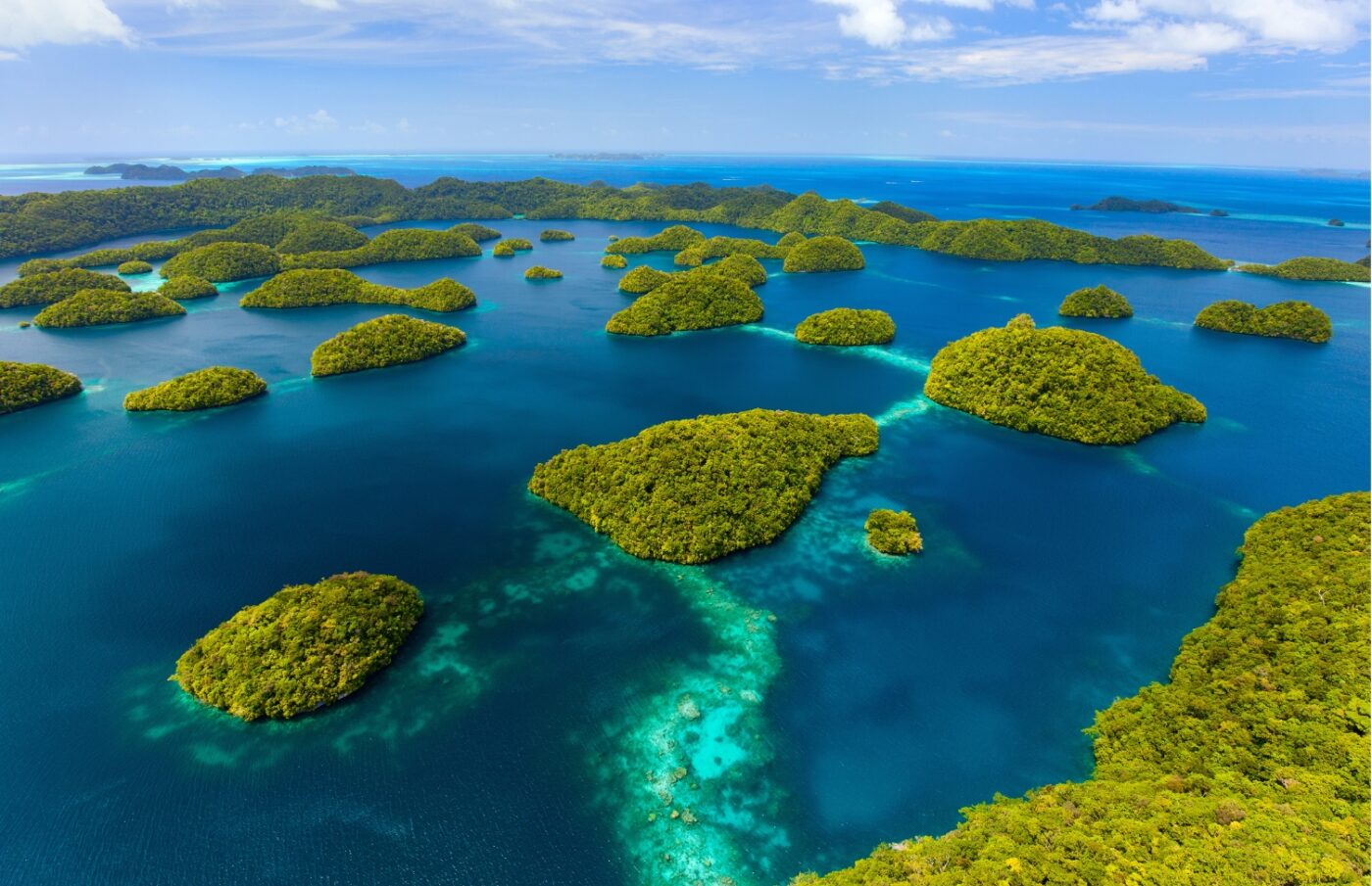 palau from above, best scuba diving in the world