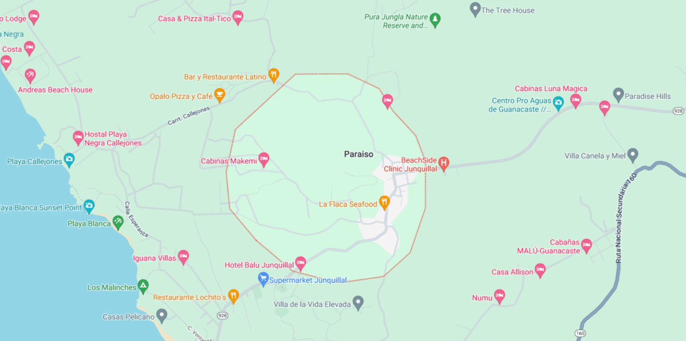 Map of Paraiso 