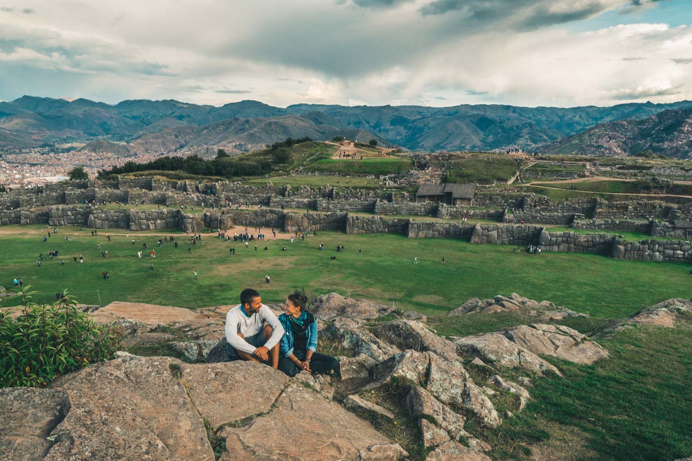 At the Sacsayhuaman Ruins in Cusco, Peru