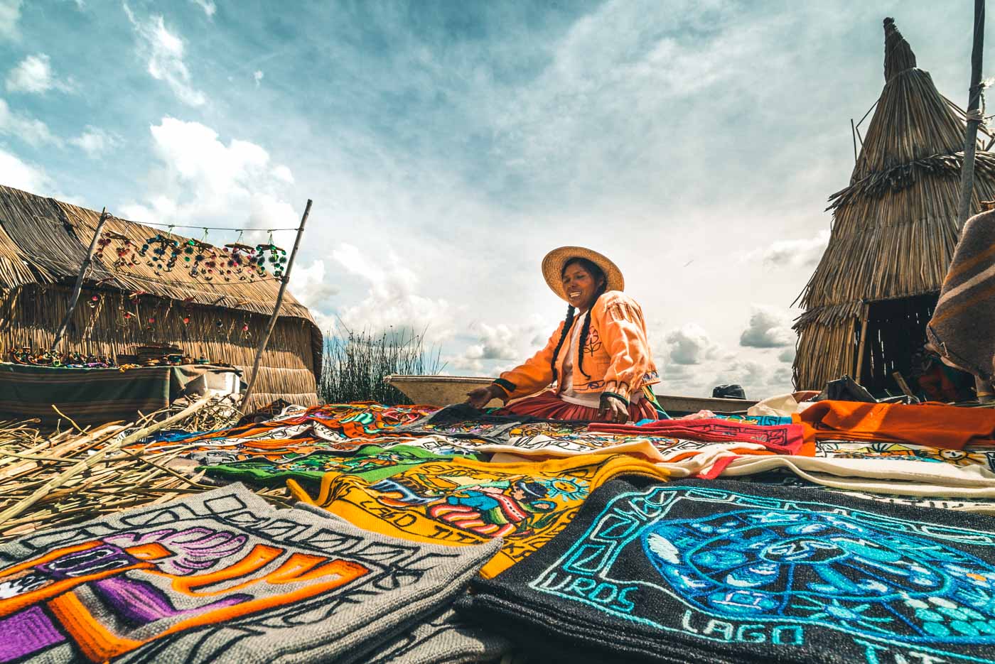 Local woman sets up shop on Uros Island