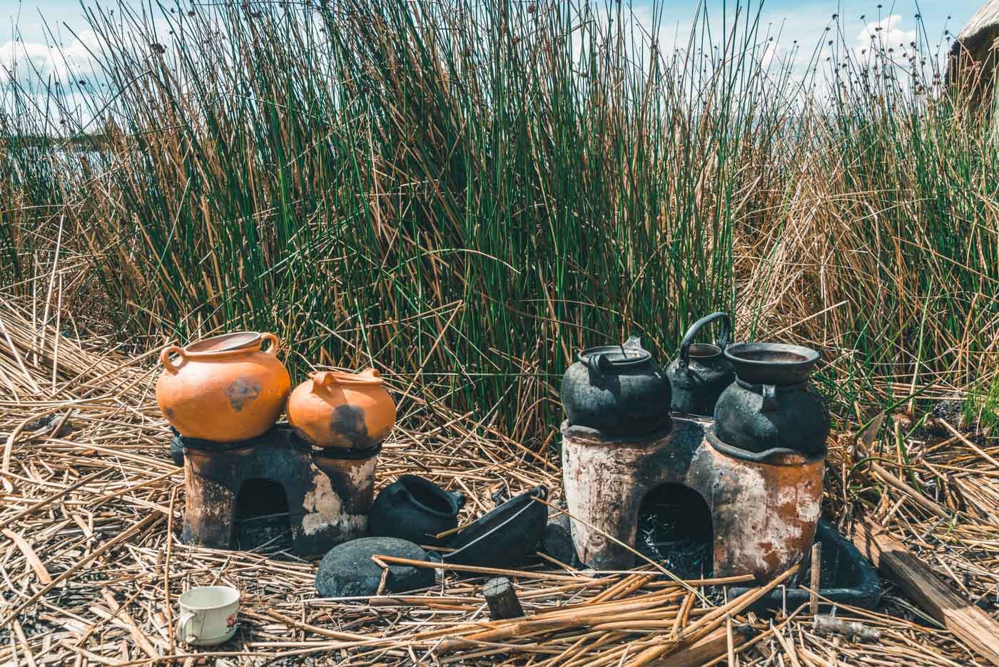 Kitchen on Uros Island