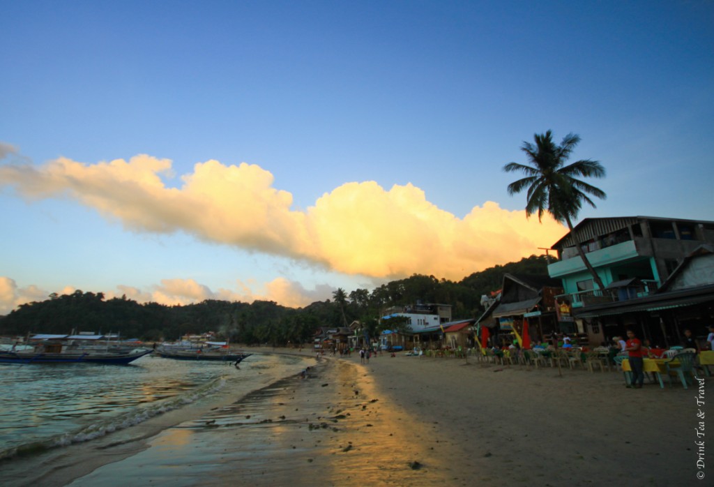 El Nido, Palawan. Where your dinner won't cost you more than $3-5 and your hard saved dollars can last you for a while. 