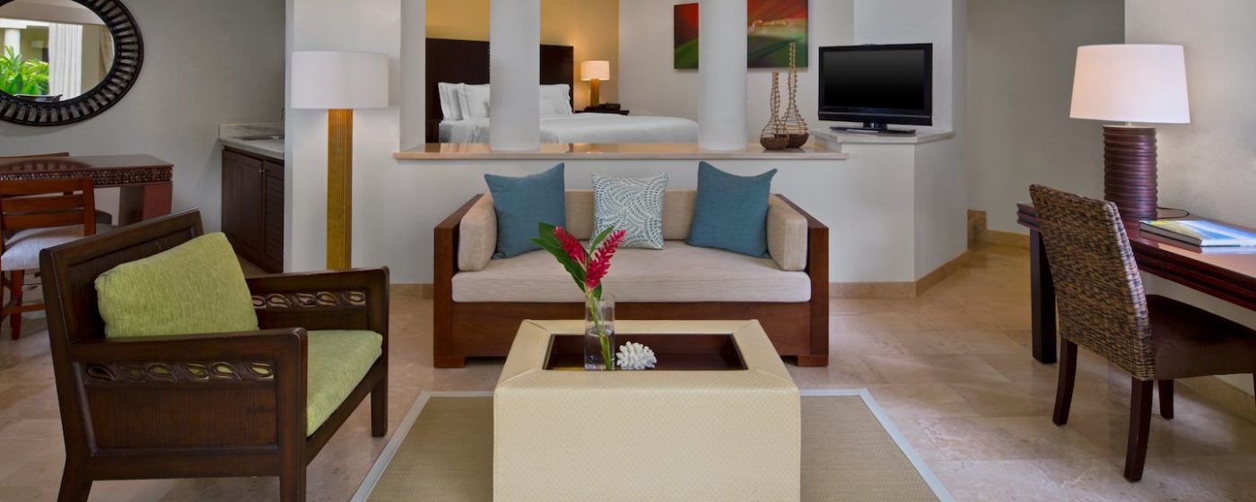 Deluxe Junior Suite at all inclusive resort, The Westin Golf and Resort and Spa, Playa Conchal in Costa Rica