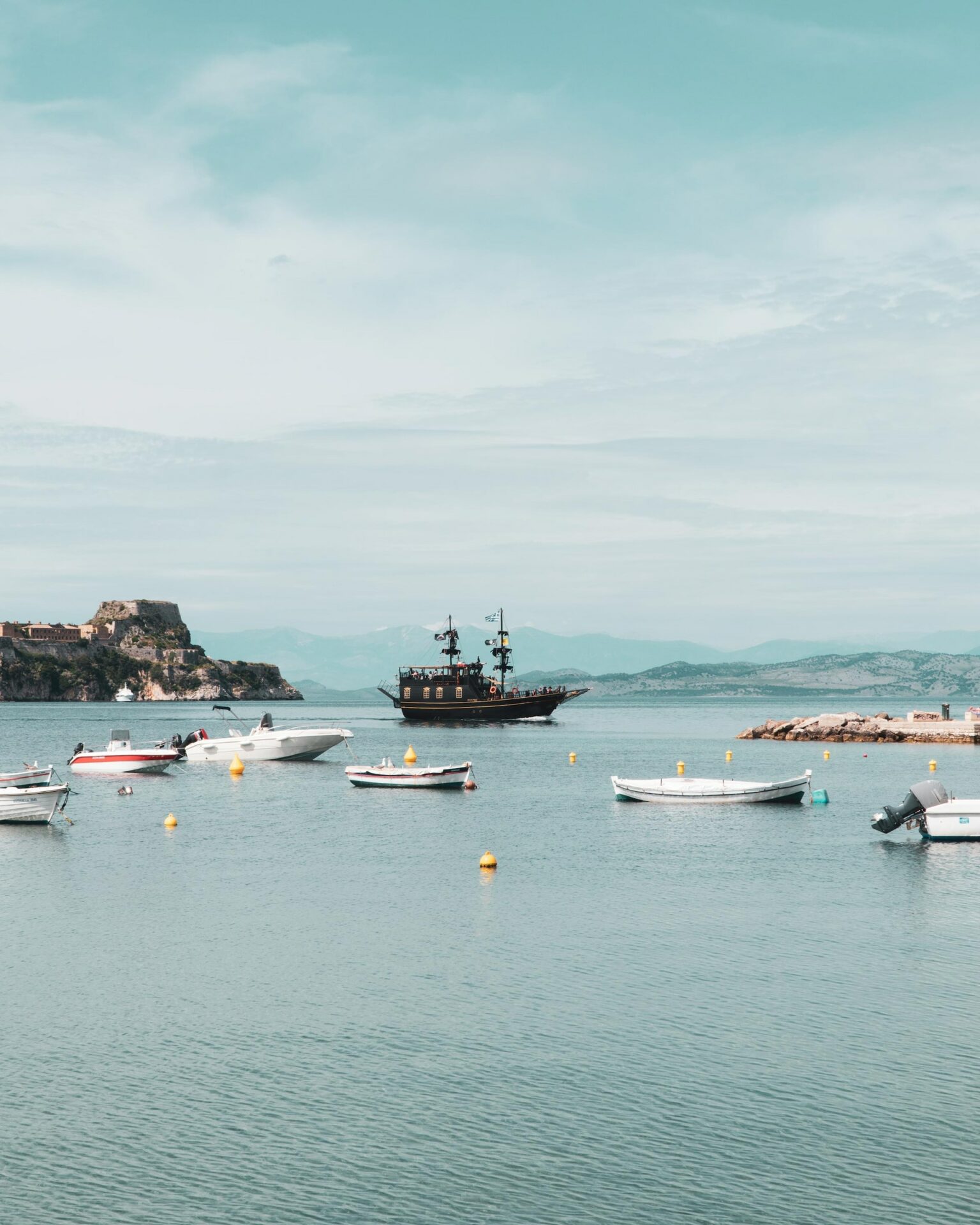 pirate ship, things to do in corfu