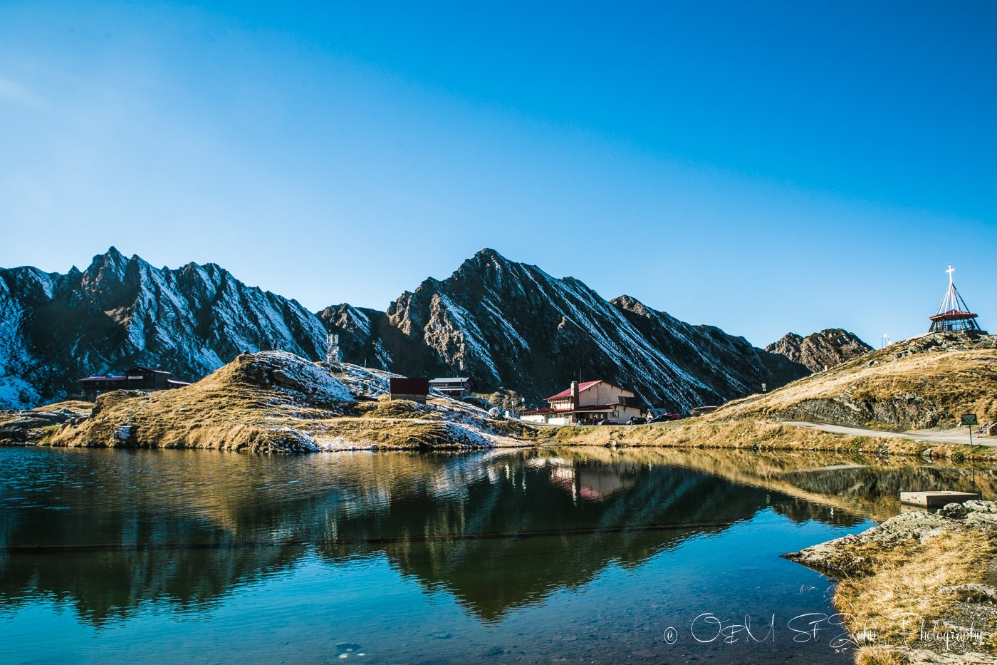 Balea Lake. Transylvania. Romania