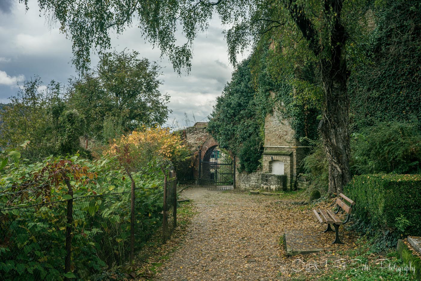 Entrance to the Sighisoara Cemetery, Romania