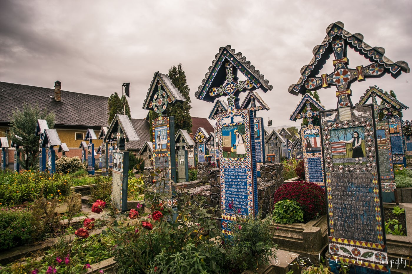 Merry Cemetery, romania road trip