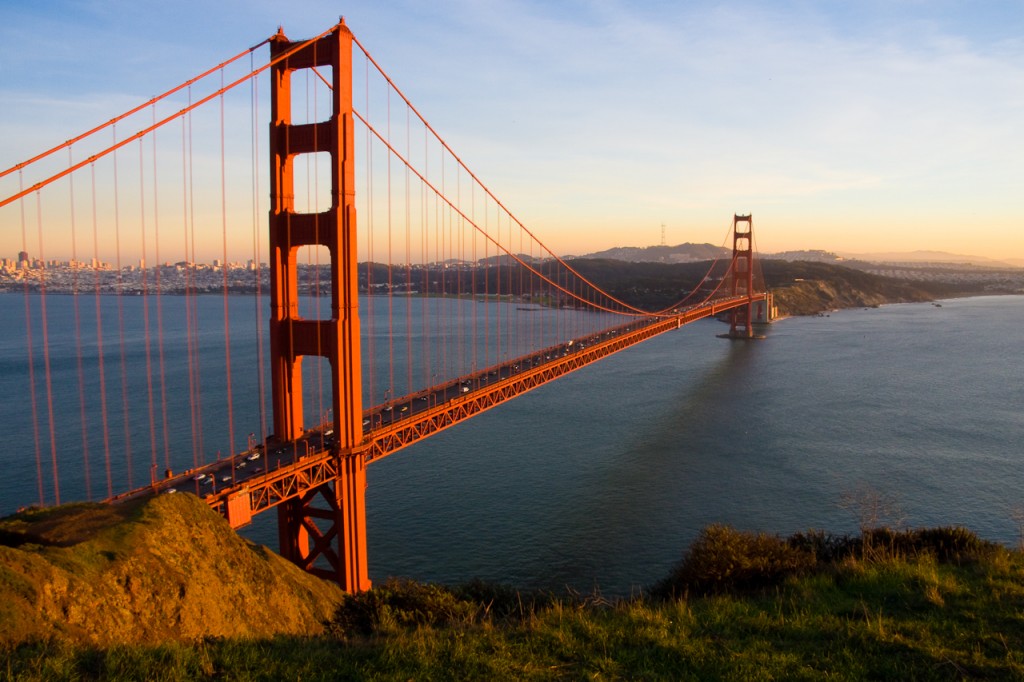 Golden Gate Bridge, San Francisco, USA road trip