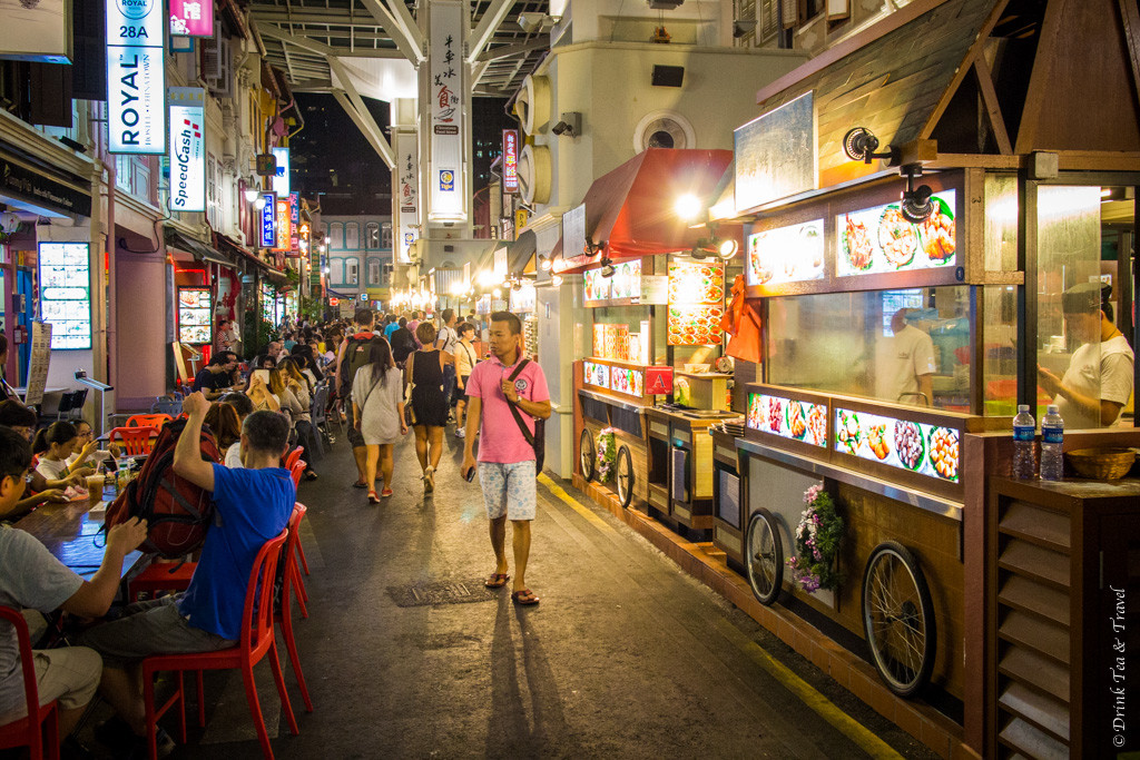 Food Street in Chinatown, Singapore