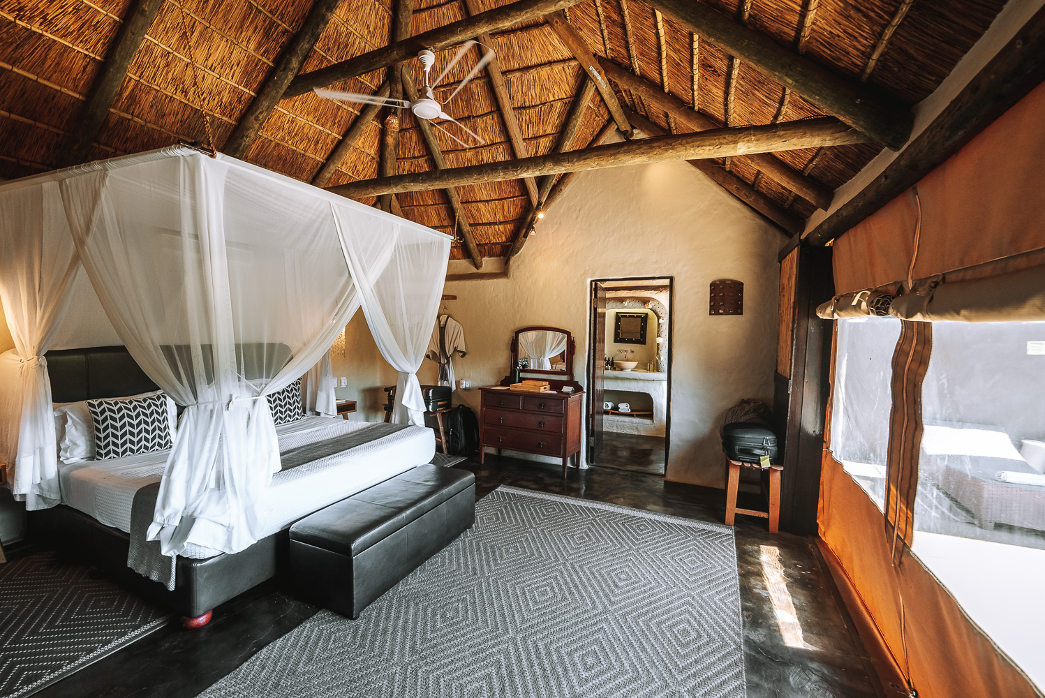 Our suite at the Amakhala Safari Lodge
