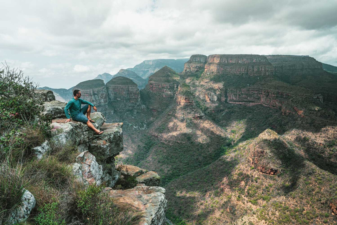 Overlooking the Three Sisters in Blyde River Canyon