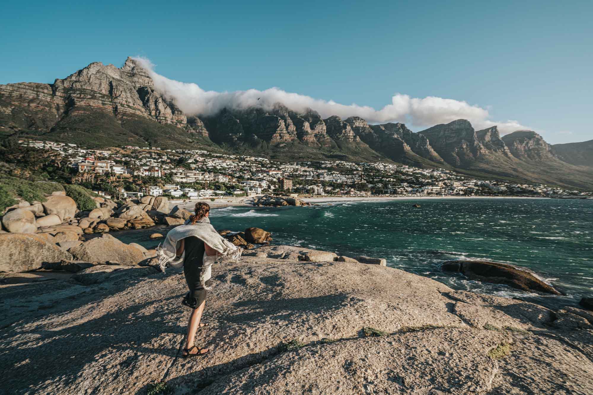 Battling the Easterly Wind in Camps Bay, things to do in cape town