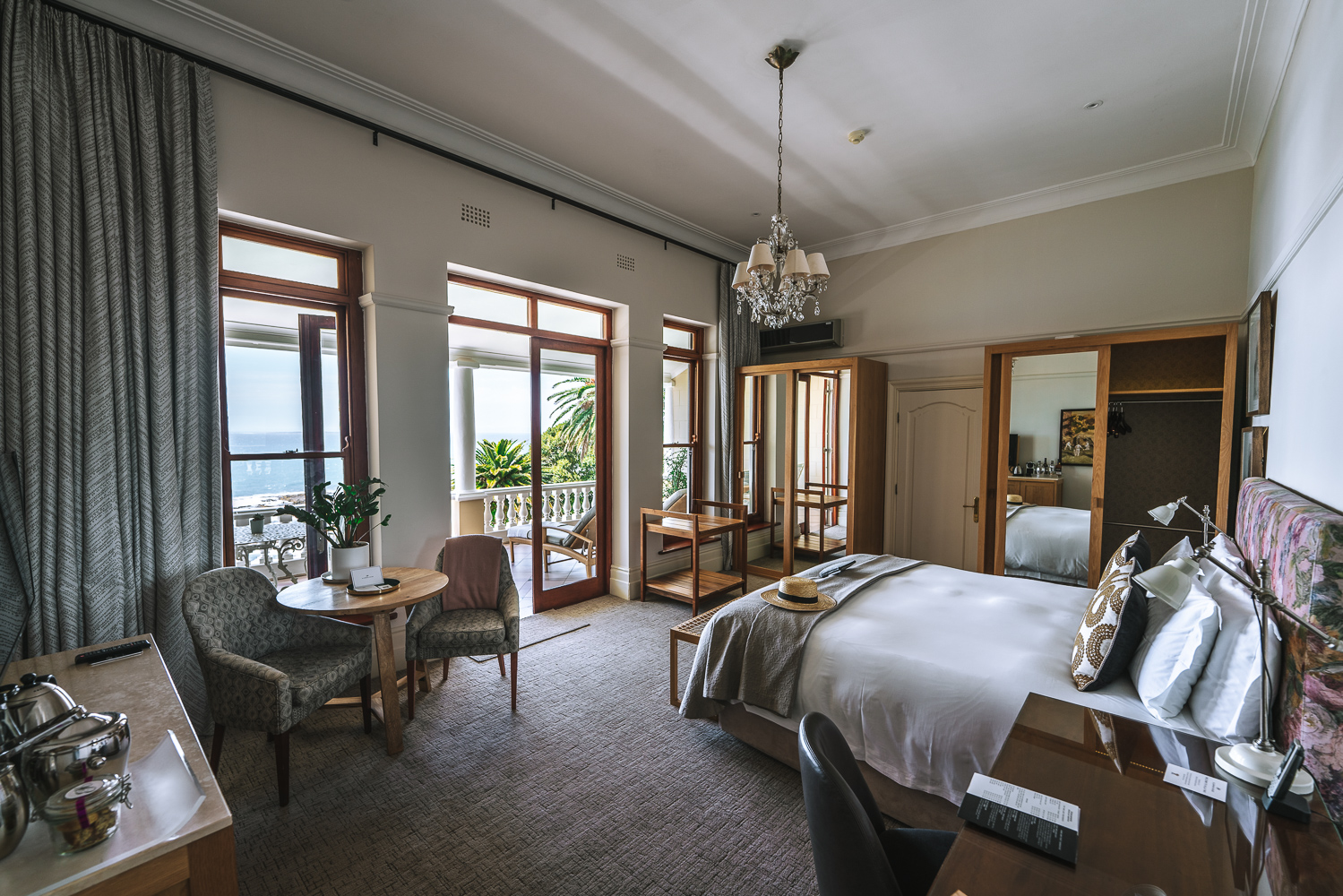 Terrace view of our Deluxe House Room at Ellerman House