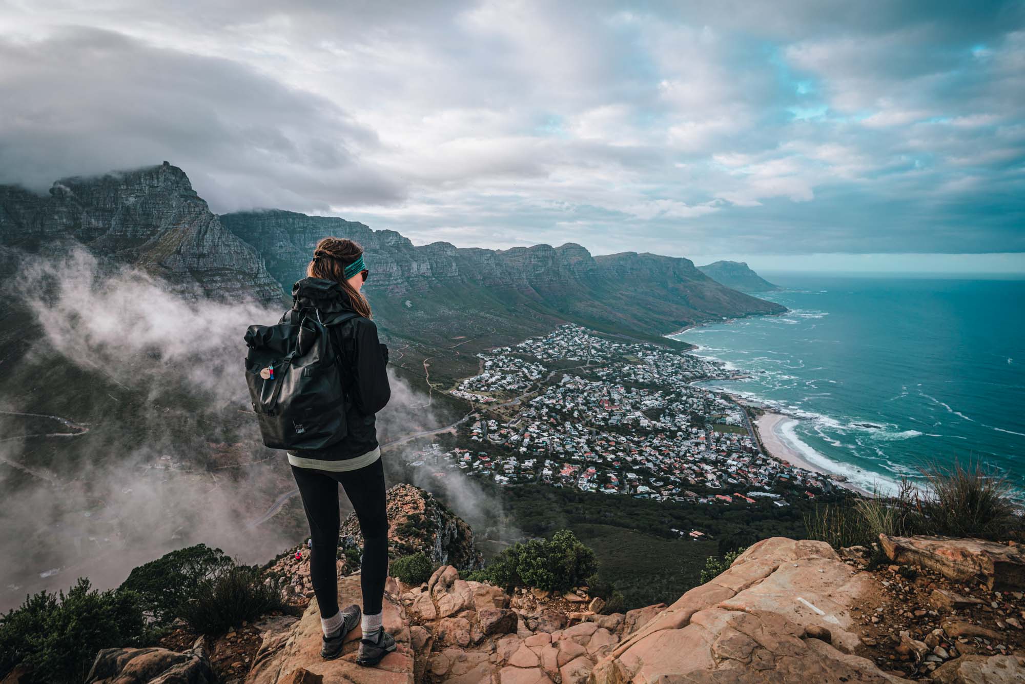 Views of Cape Town's beaches from Lion's Head, Cape Town
