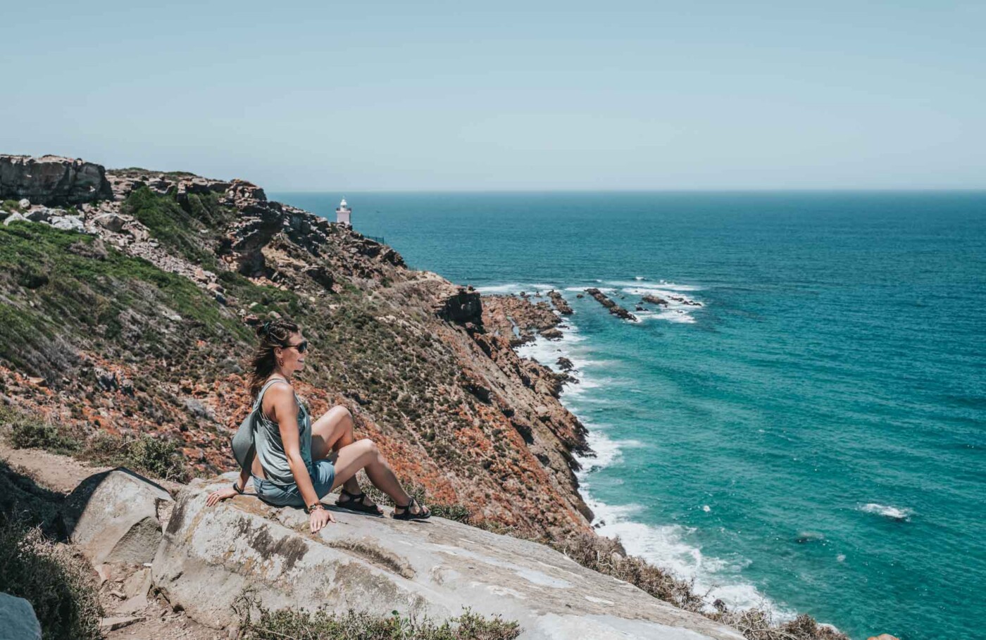 Overlooking the ocean from St Blaize Trail in Mossel Bay, Garden Route