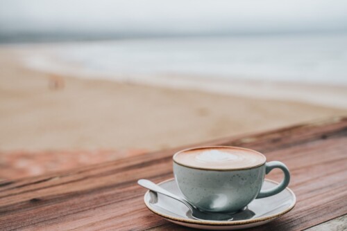 South Africa Garden Route Pletternberg Bay Lookout beach tea capuccino-03592