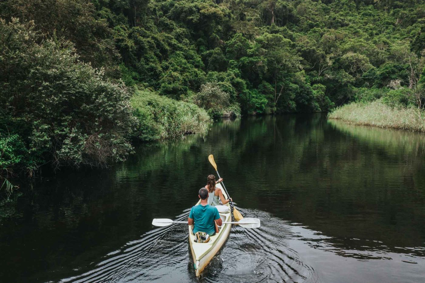 Canoeing in Wilderness National Park, Garden Route, South Africa
