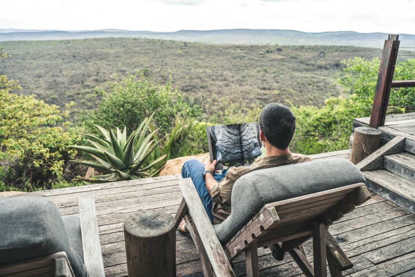 Overlooking iMfolozi-Park in South Africa