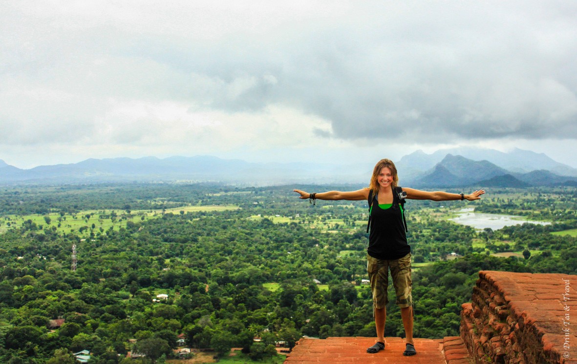 At the top of Sigiriya Rock in Sri Lanka, December 2013