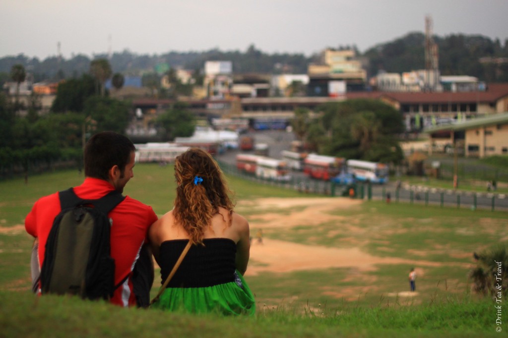 Looking out onto Galle city from Galle Fort, Sri Lanka