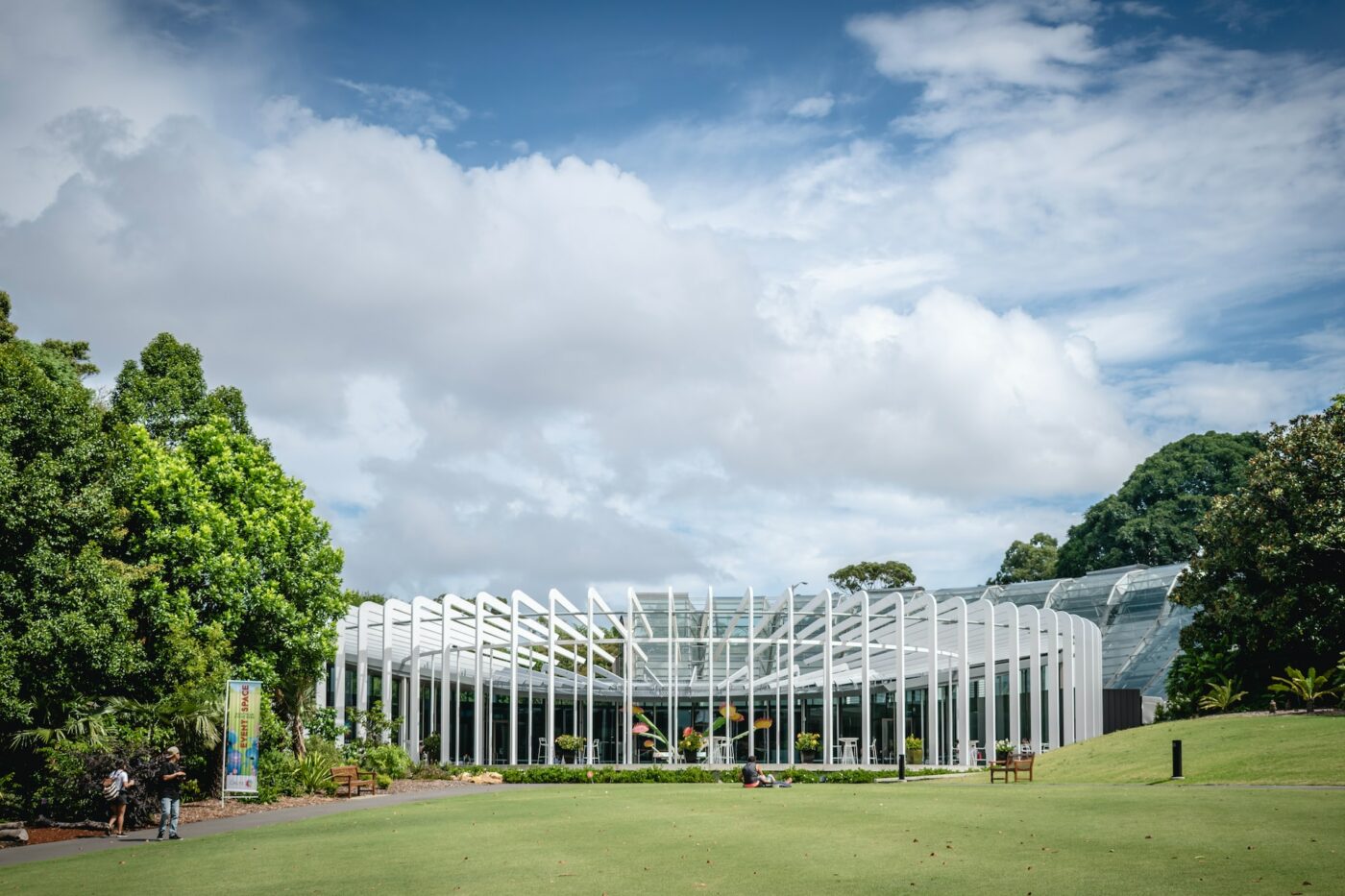the calyx at Royal Botanic Gardens Sydney