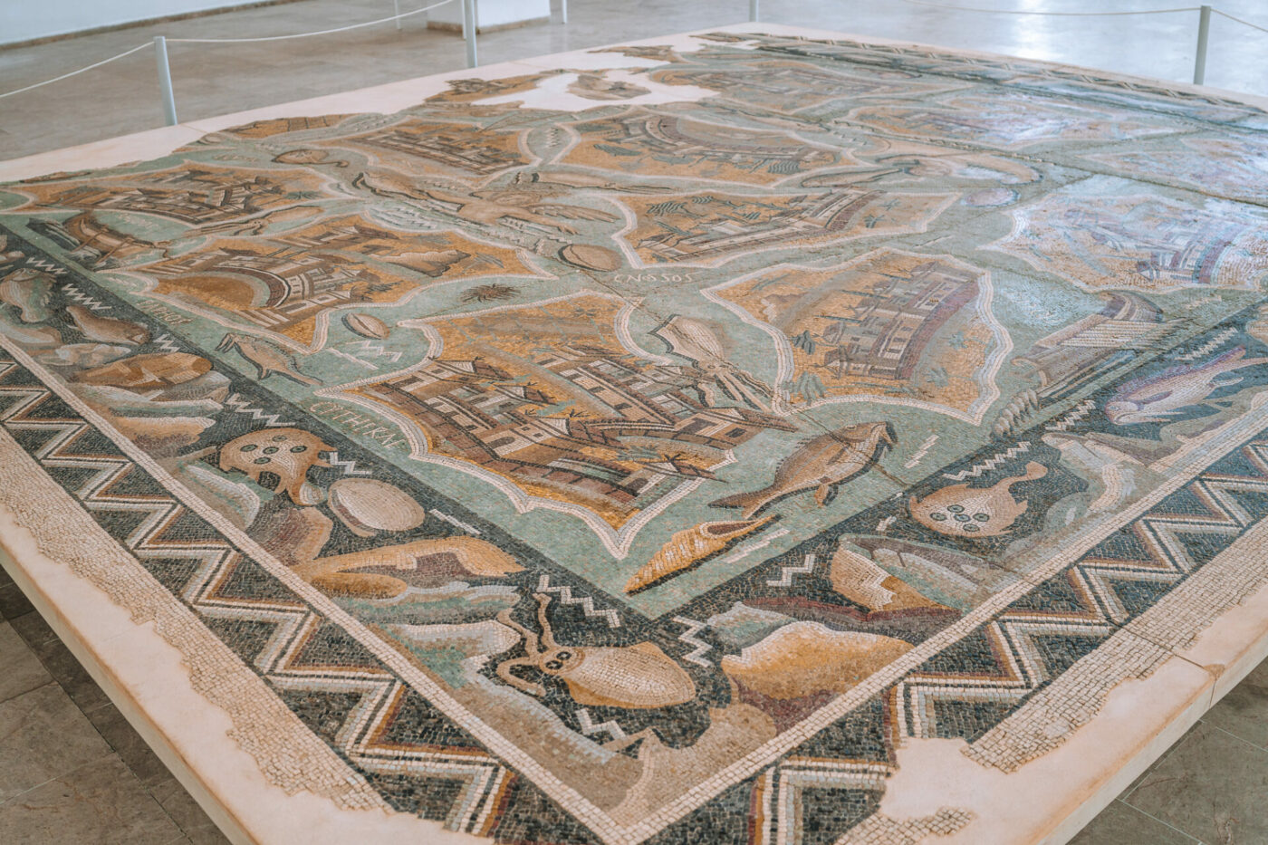 Mosaic works in Carthage Museum