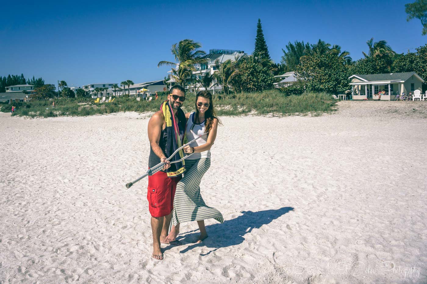 Max & Oksana on anna Maria Island Beach in Florida, USA