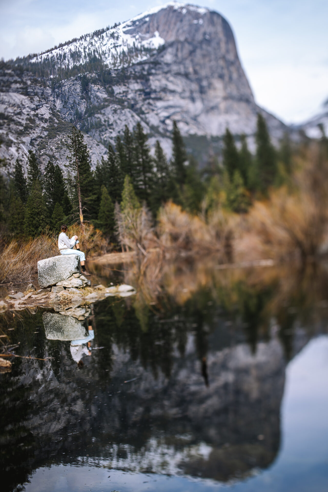 Beautiful reflection at Mirror Lake, things to do in Yosemite