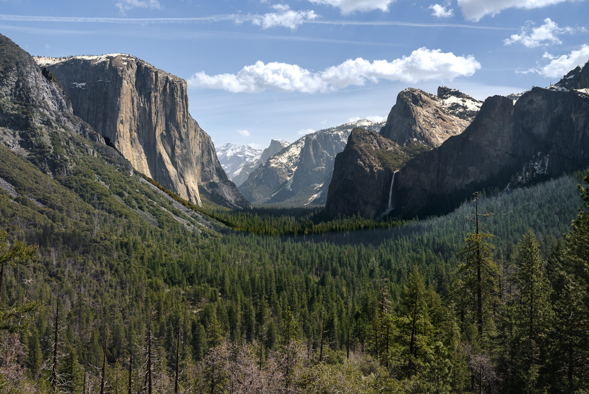 USA California Mariposa County Yosemite National Park valley Tunnel View