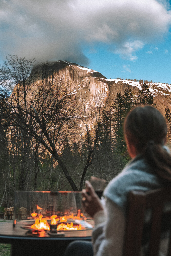 Meal with a view at the Ahwahnee Hotel