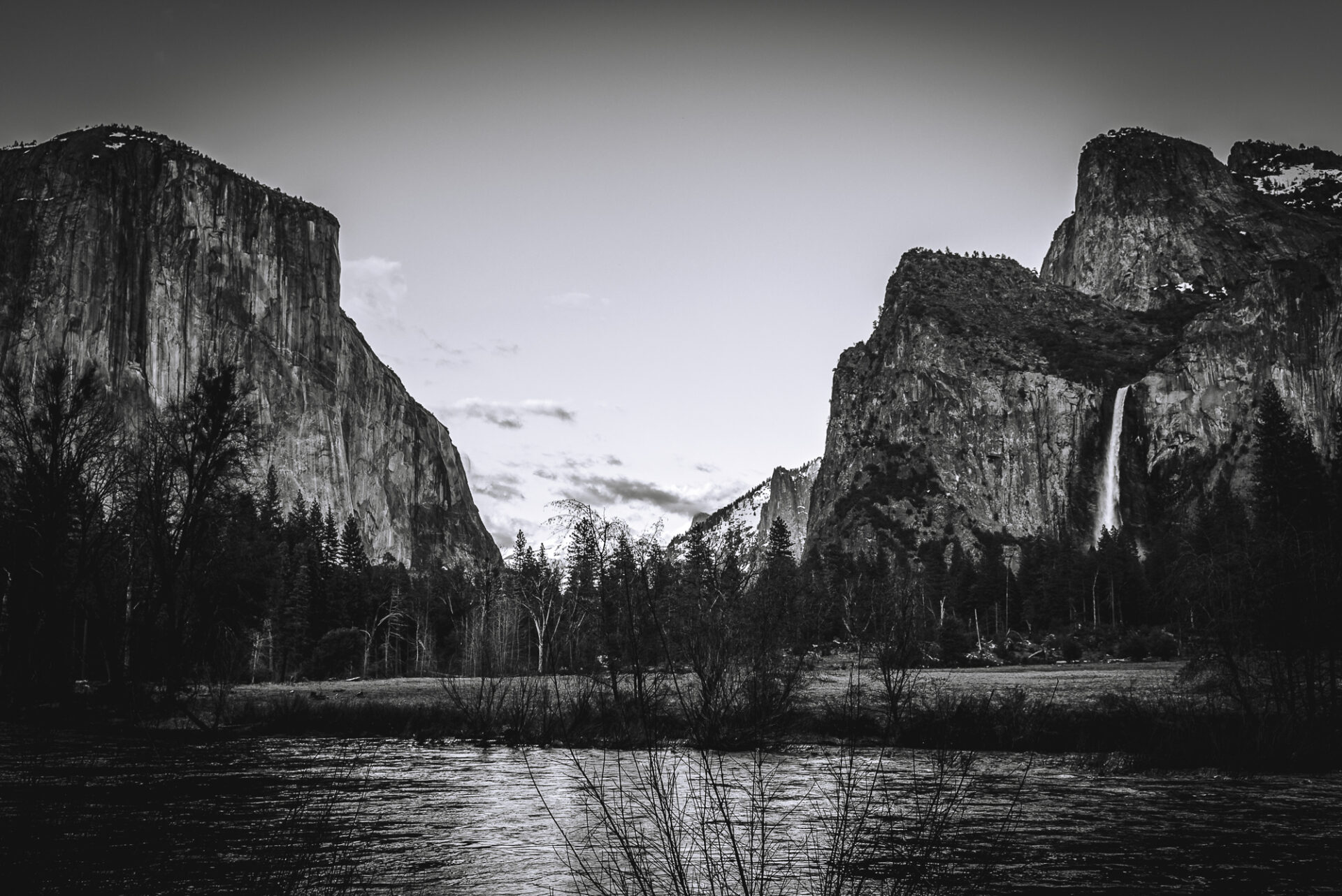 Yosemite National Park, view from Yosemite Valley