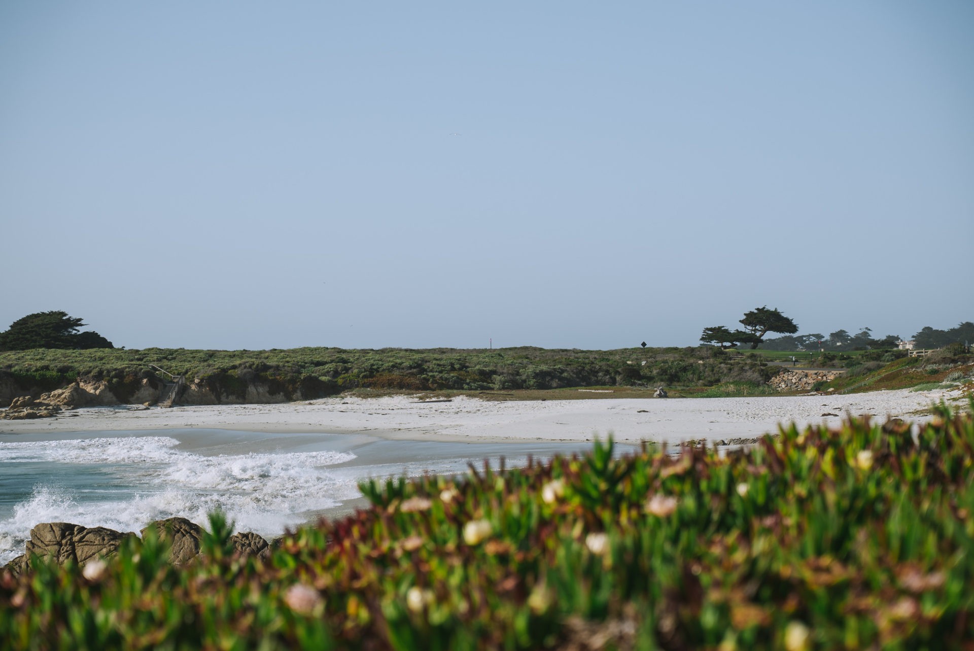 Beautiful coastline along the 17-Mile Drive