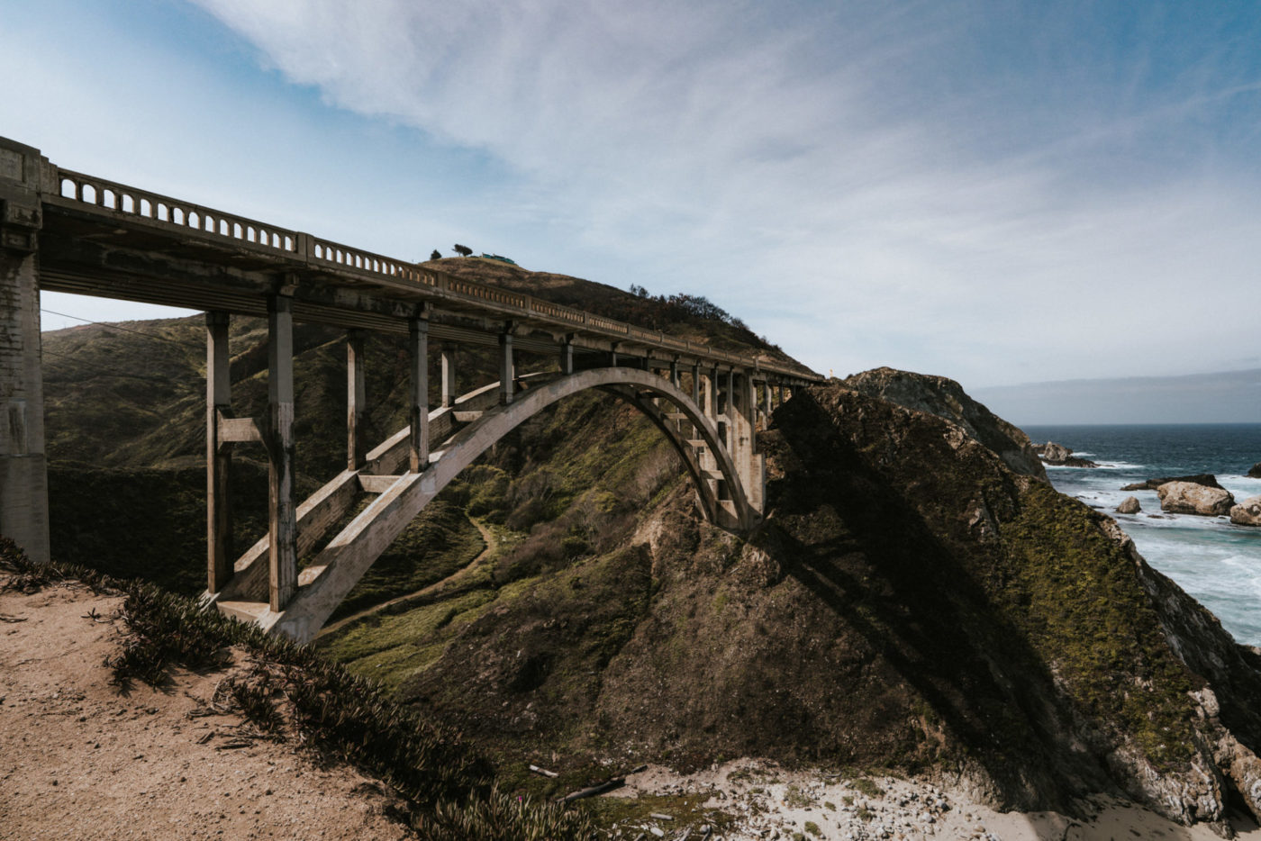 USA California Monterey Highway 1 Big Sur bridge 01410